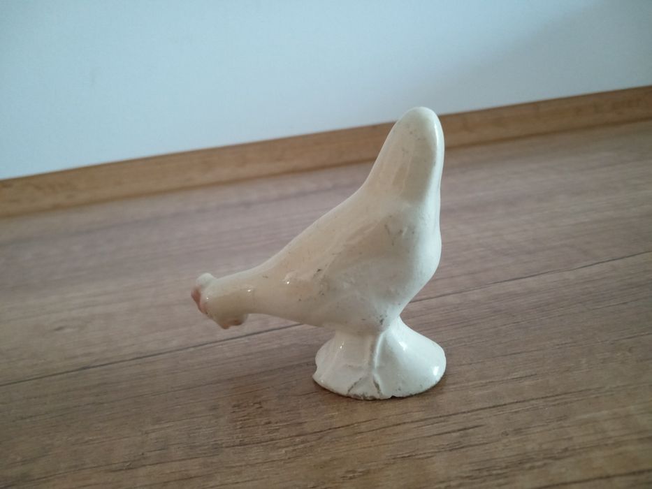 Figurka kury Pacykow,Fajans