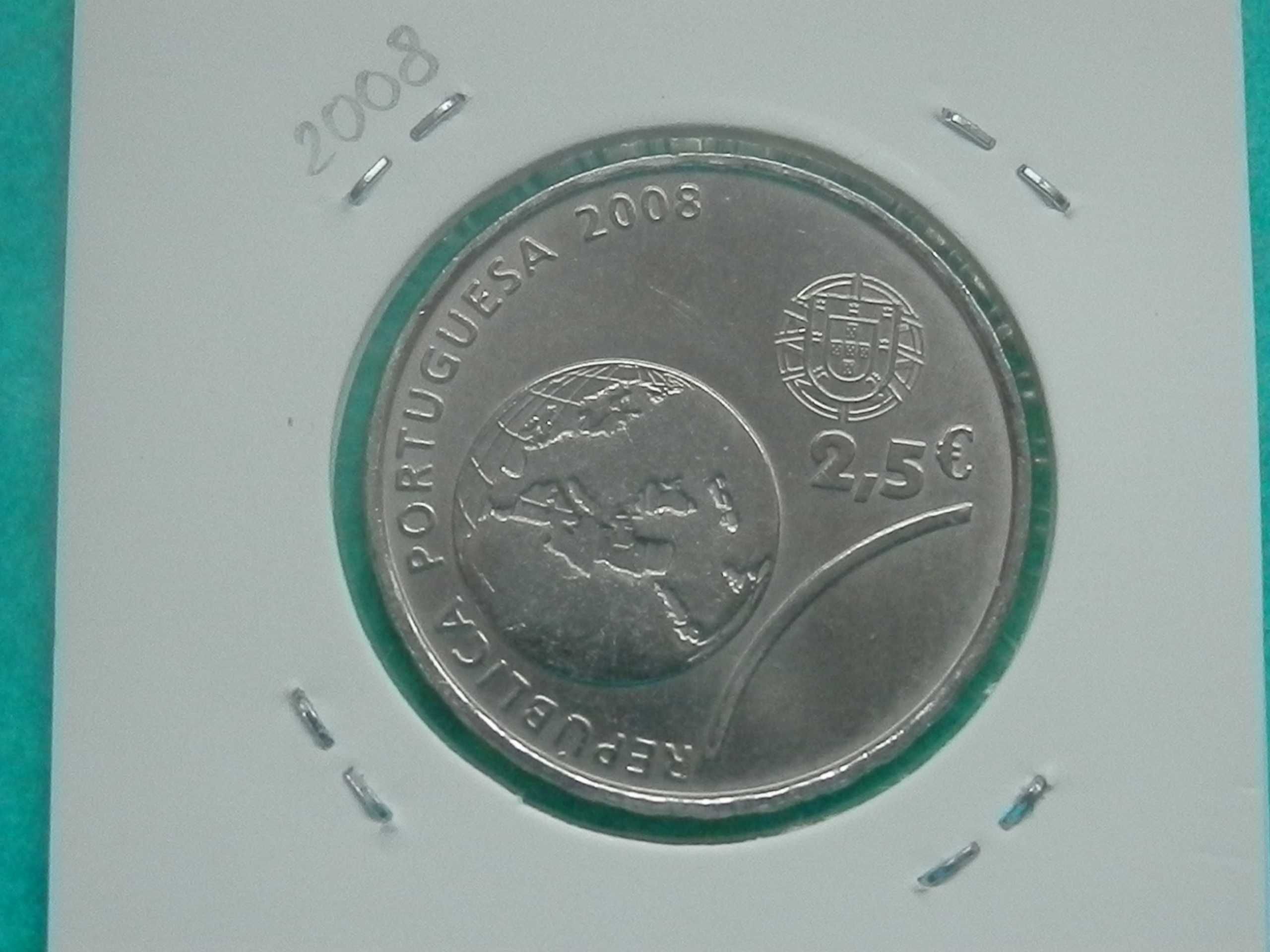 761 - Euro: 2,50 euros 2008 cuni J. Olímpicos Pequim, por 3,00