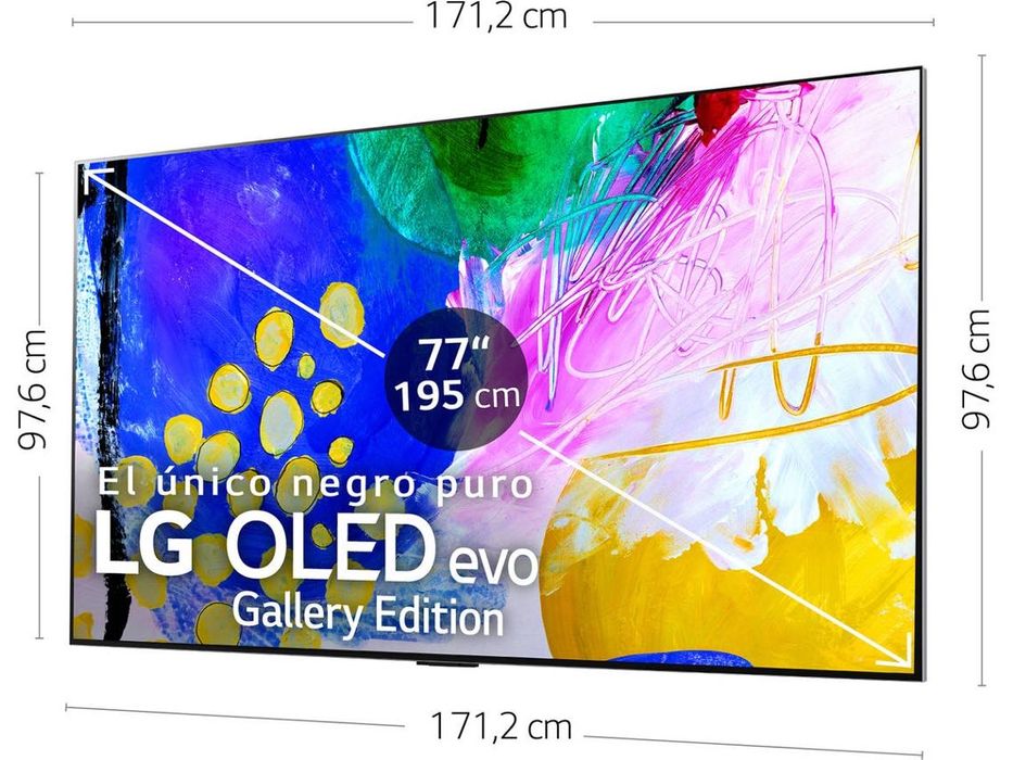 Smart TV OLED77G26LA 77" OLED evo G2 4K Gallery Edition - LG