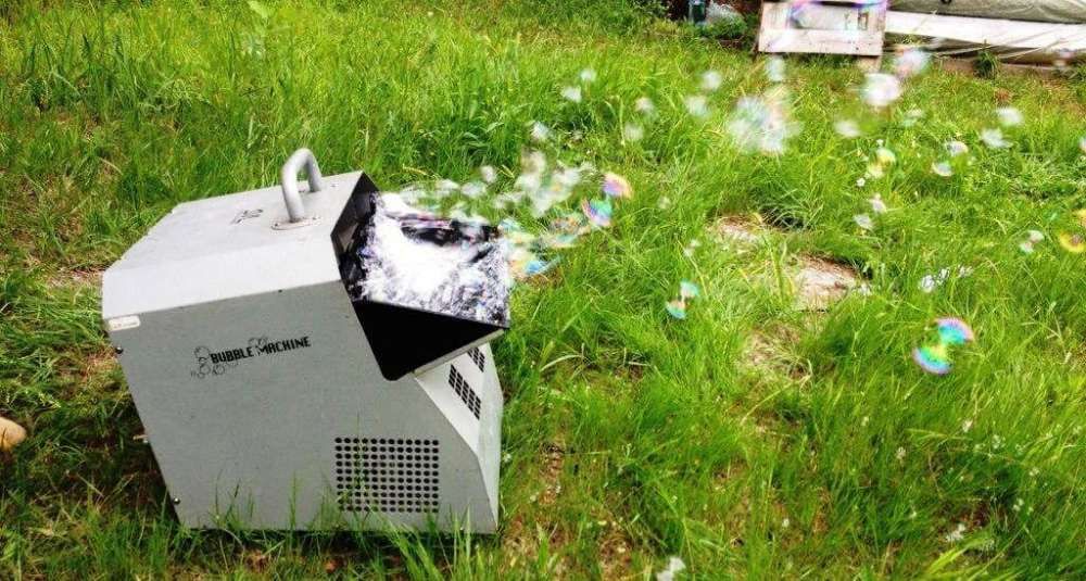 АРЕНДА большой генератор мыльных пузырей для детского праздника