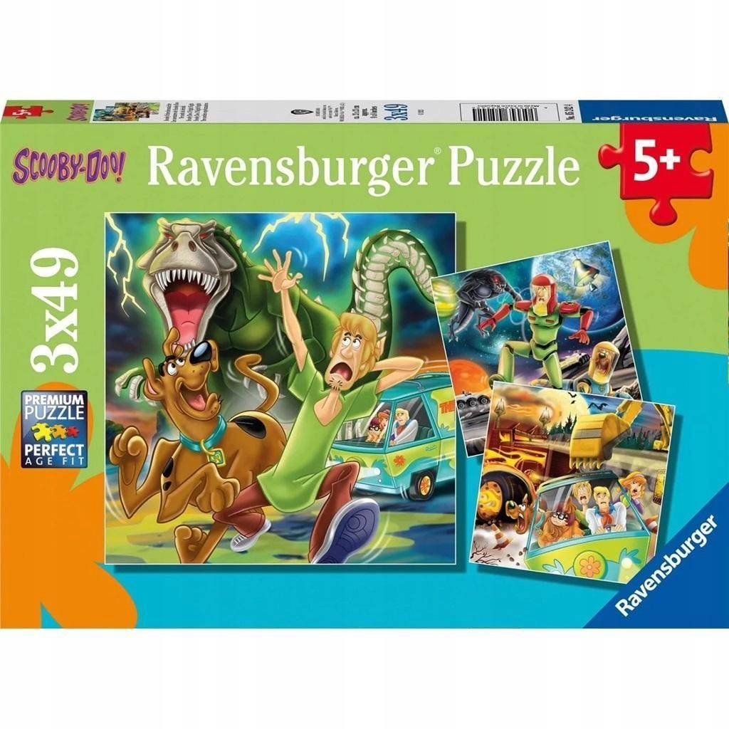 Puzzle Dla Dzieci 3x49 Scooby Doo, Ravensburger