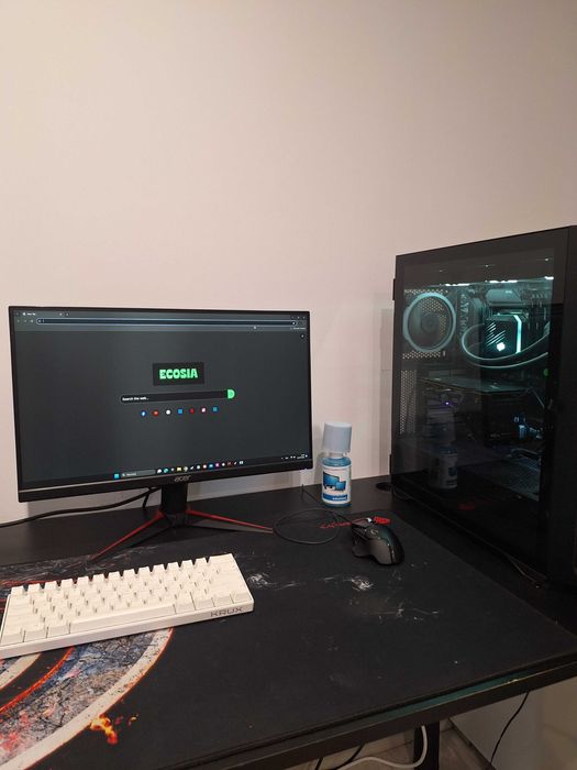Komputer do gier zestaw i5-11400F/6500xt/16gb/monitor/klawiatura/mysz