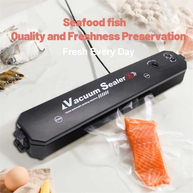 Вакуумный упаковщик для продуктов Вакууматор Vacuum Sealer+ пакеты