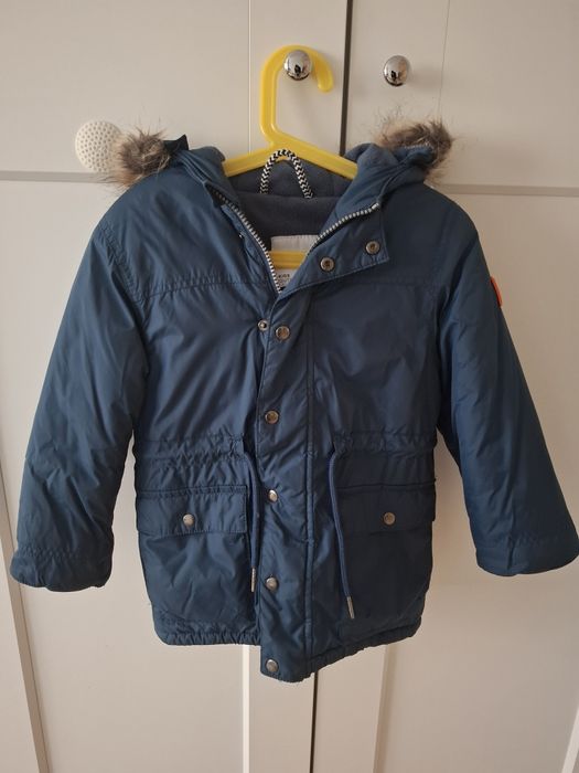 Kurtka zimowa 104 chłopięca 5.10.15 granatowa