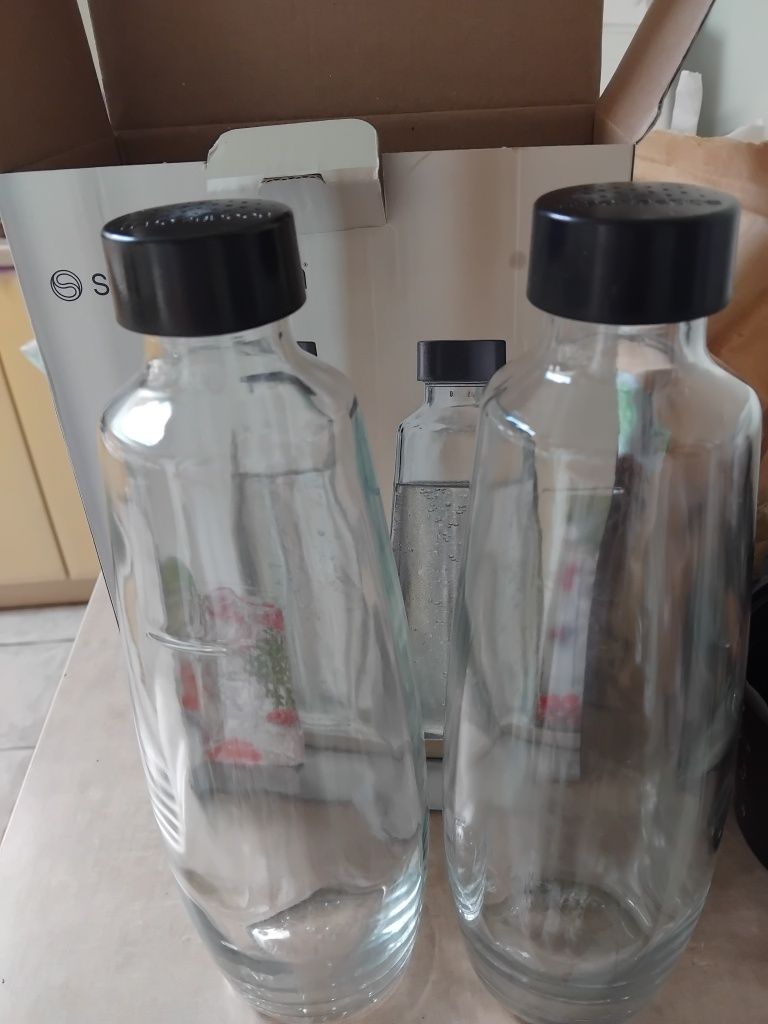 Szklane butelki do Soda Stream 2×1l