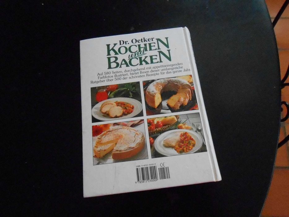 Livro de receitas Dr. Oetker " Kochen und Backen