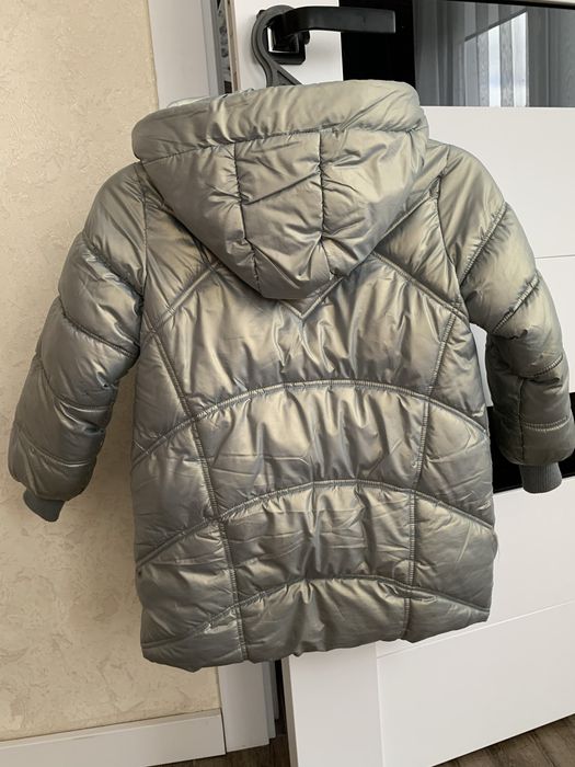 Зимо куртка на дівчинку, куртка зимова р 122