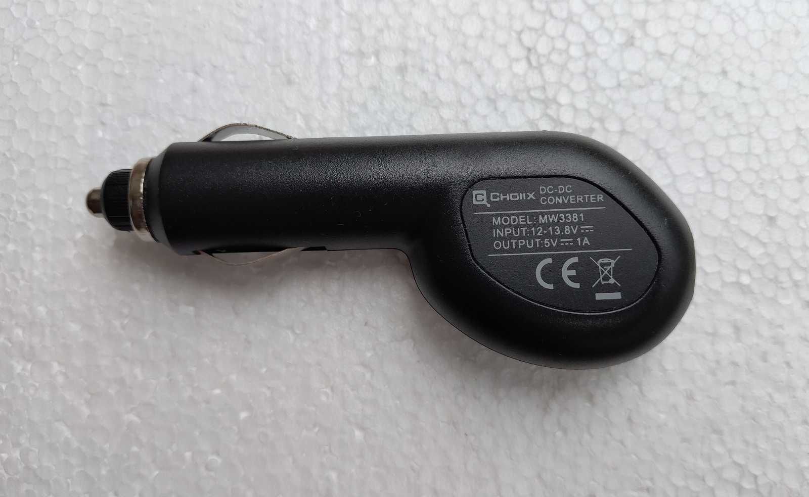 Автомобильная USB зарядка от прикуривателя (1А) , разъём в авто 12 V