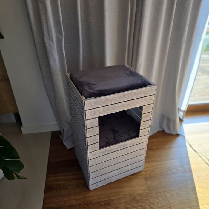 wieża domek legowisko dla kota villa comfy