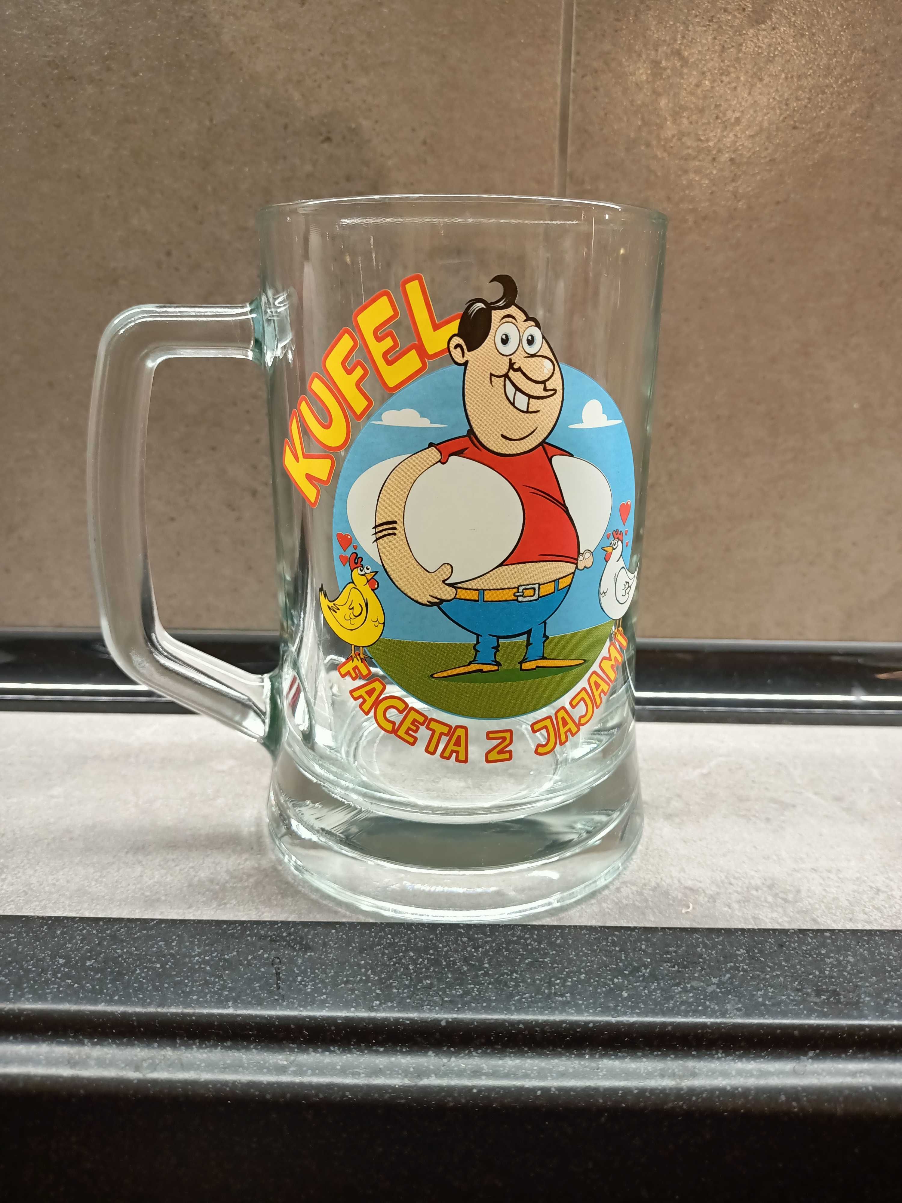 Kufel do piwa - śmieszny nadruk