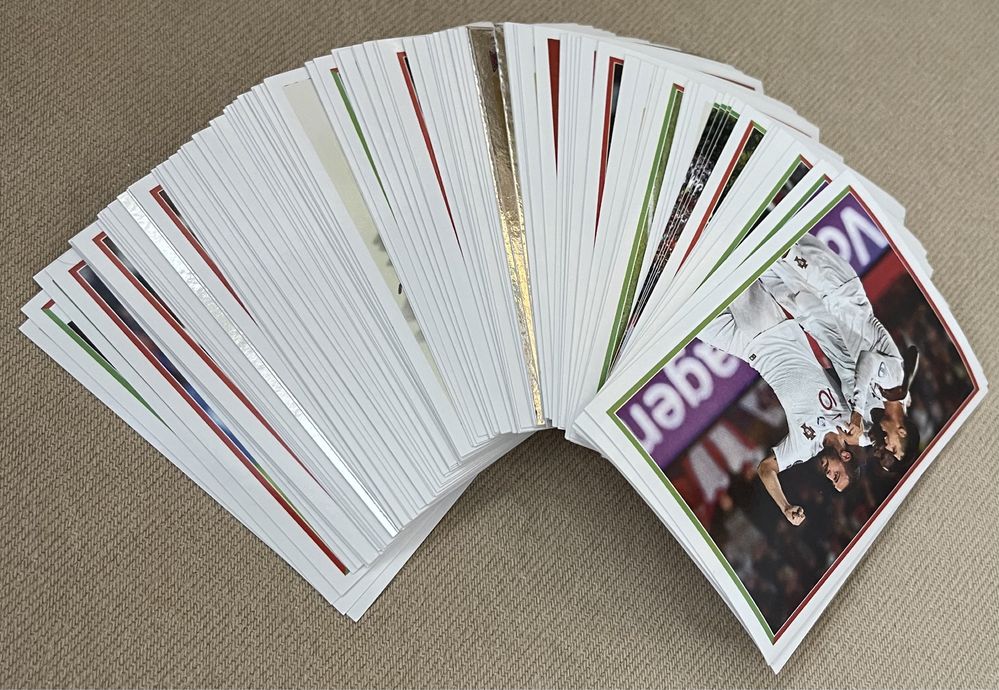 Coleção Continente - Cromos Fome de Vencer 2021 da Panini