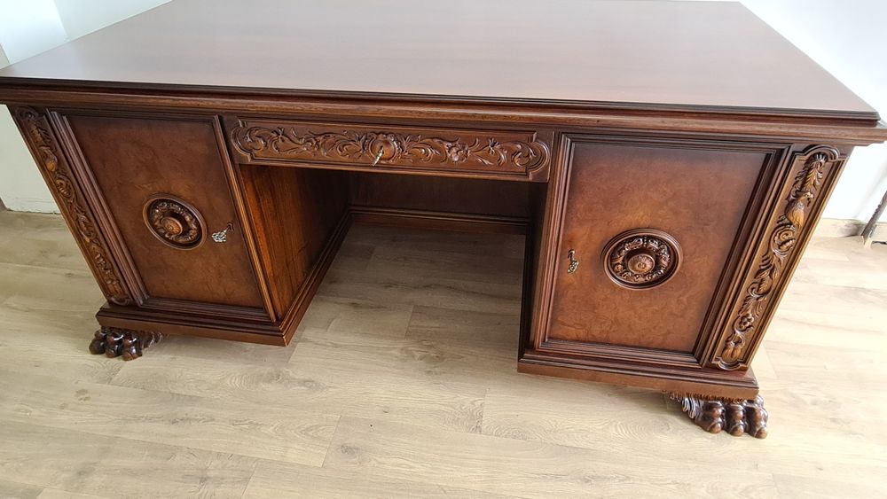 Biurko stylowe Lwie Łapy Antyk Neorenesans