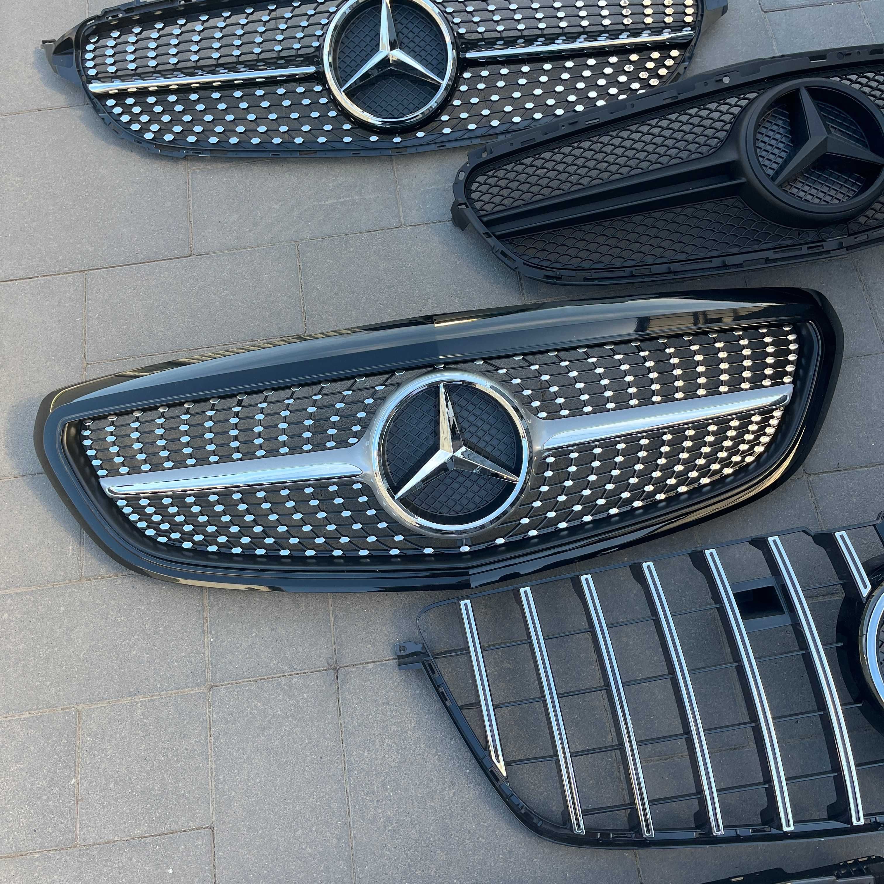 Решетка решітка mercedes мерседес w176 w177 w204 w205 w222 w447 w906
