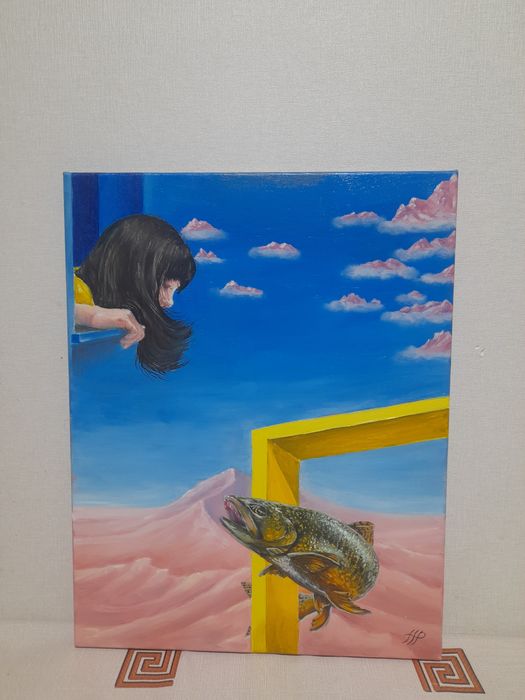 Картина олією, полотно