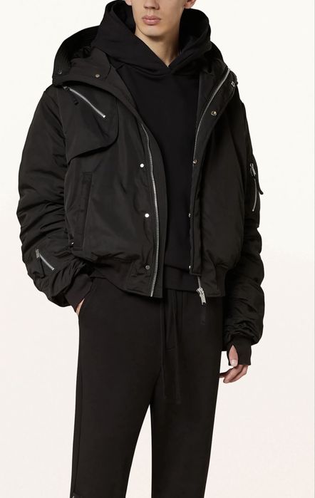 Thom krom oversized bomber jacket