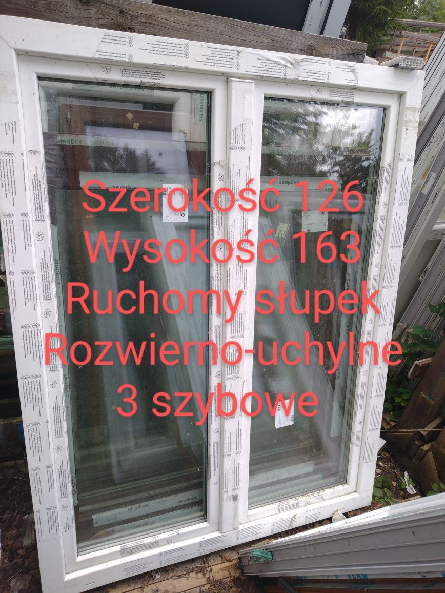 Okna białe 146x143