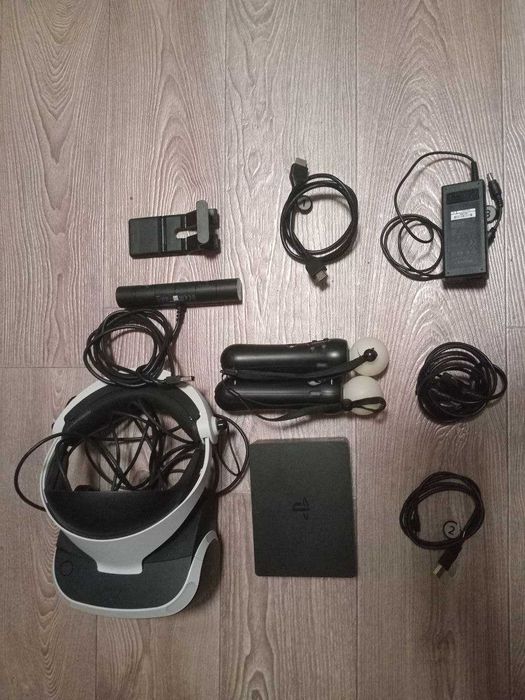 PSVR CUH-ZVR2 з контроллерами, камерою і дротами в комплекті