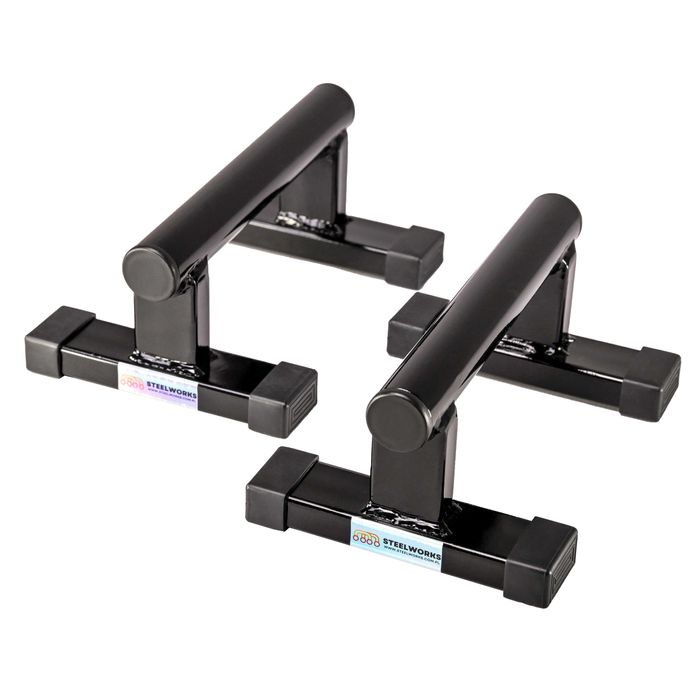 Paraletki metalowe mini, niskie, poręcze do pompek . HANDMADE