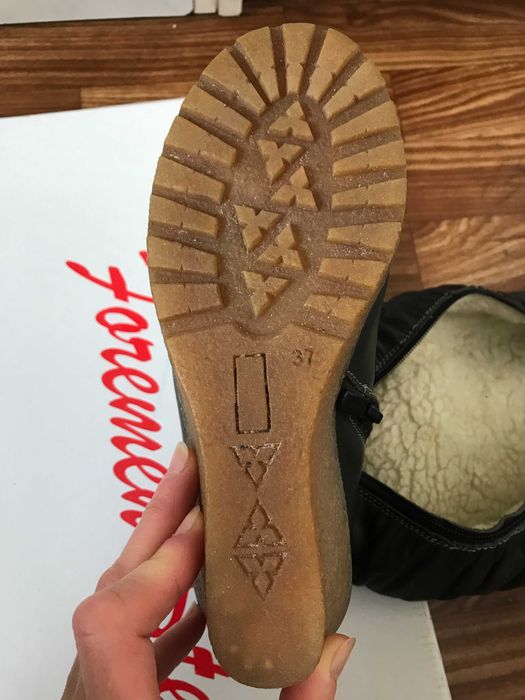 Сапоги Жіночі зимові шкіряні черевики 37 р.