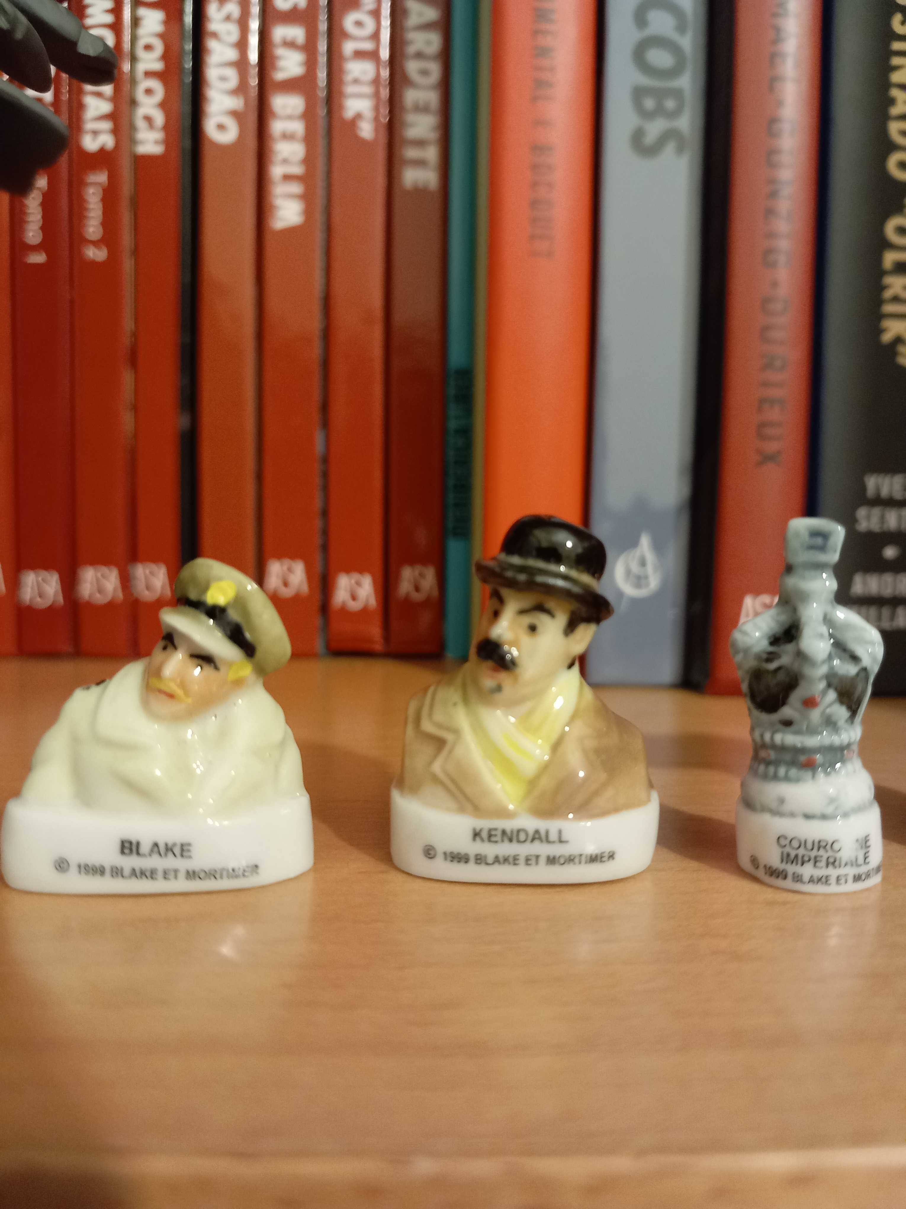 Coleção completa de 12 figuras Blake e Mortimer