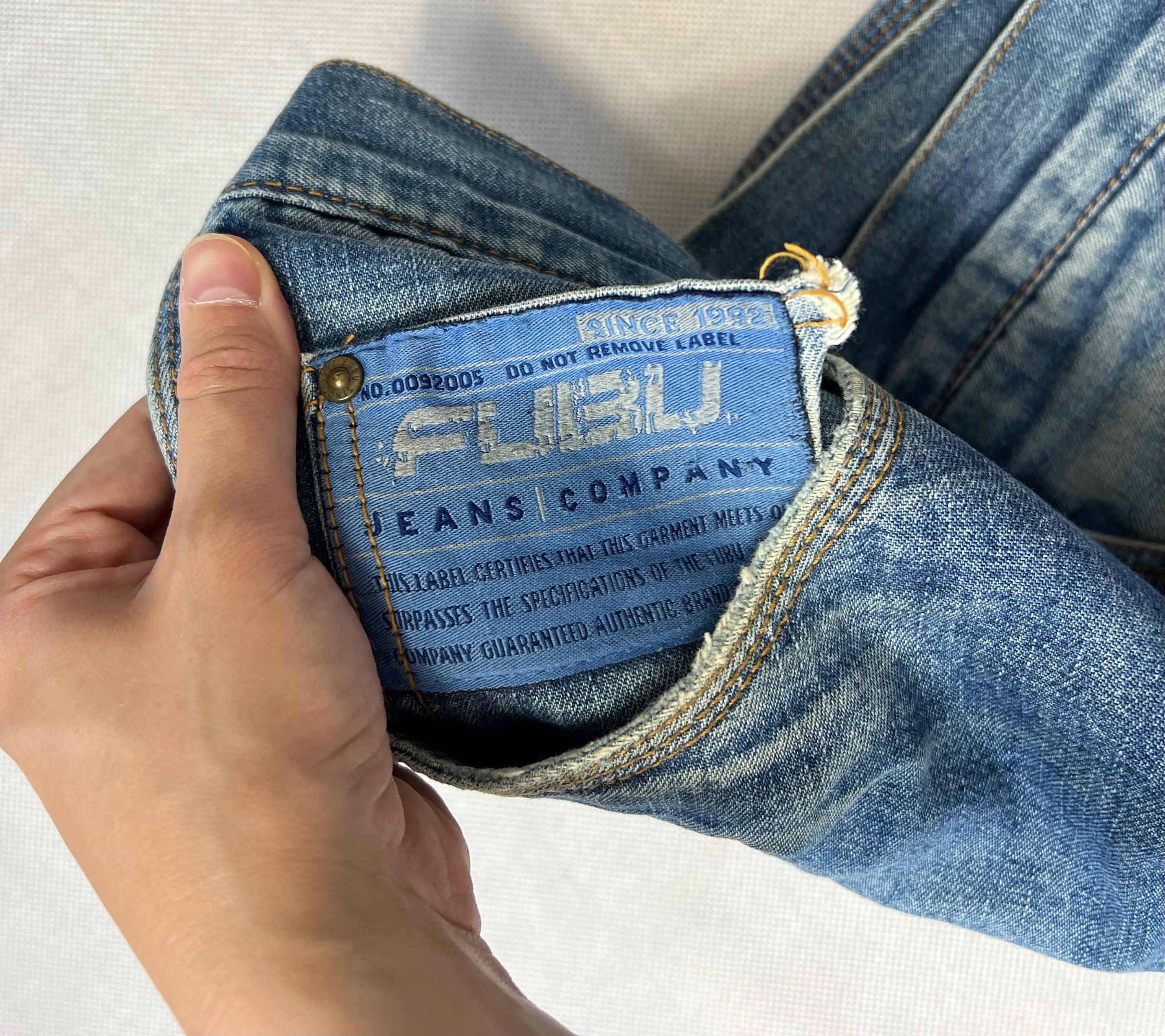 Spodenki Fubu hip hop rap vintage jeans baggy