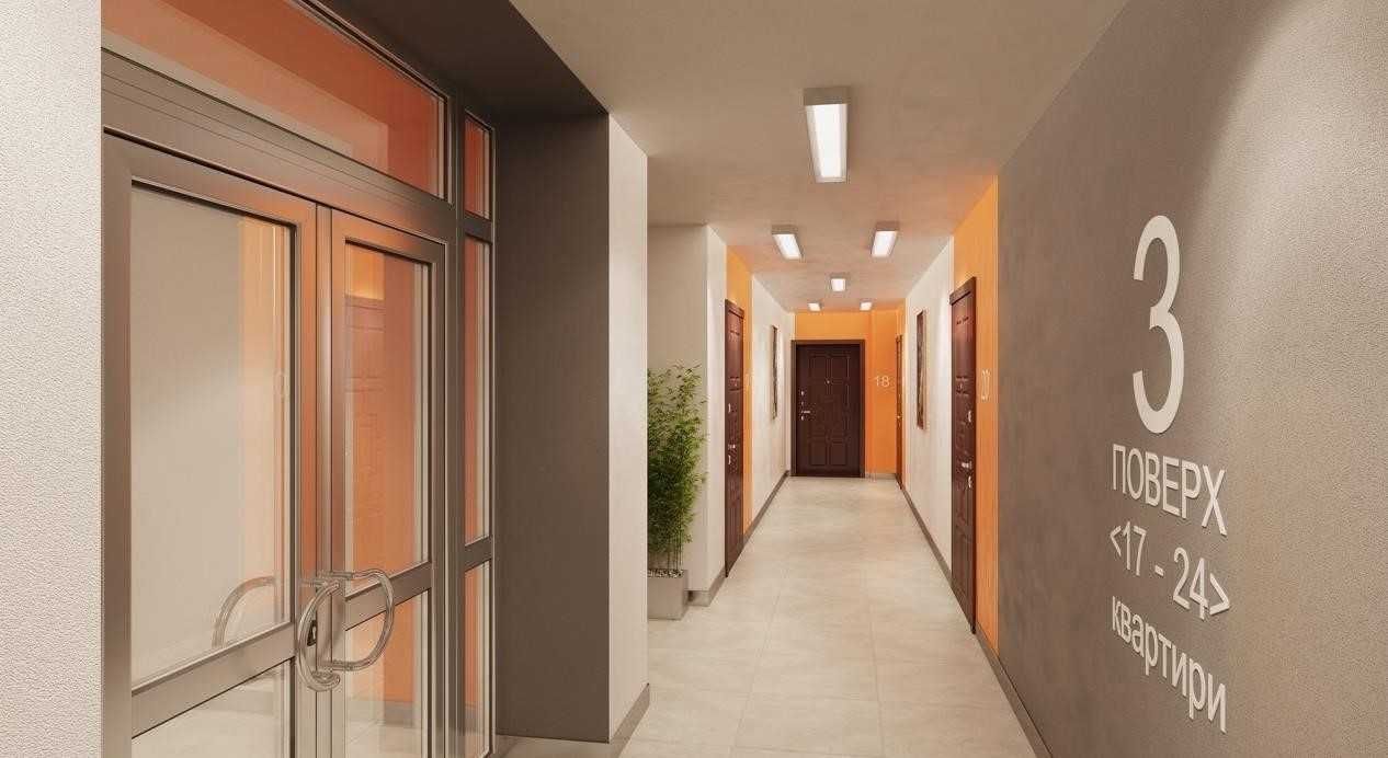 1 кімн. 45.9м.кв апартаменти в ЖК (Шенген). Внесок від 30%.