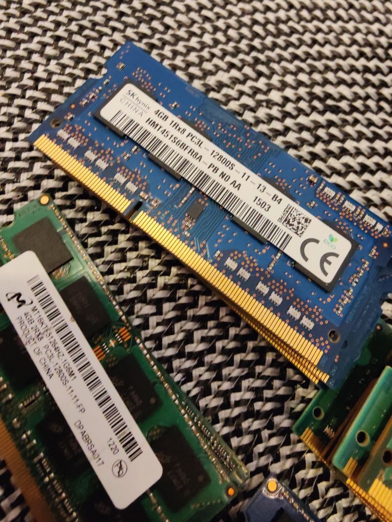 RAM laptop netbook macbook PC3L DDR3L 12800 i 1600mhz