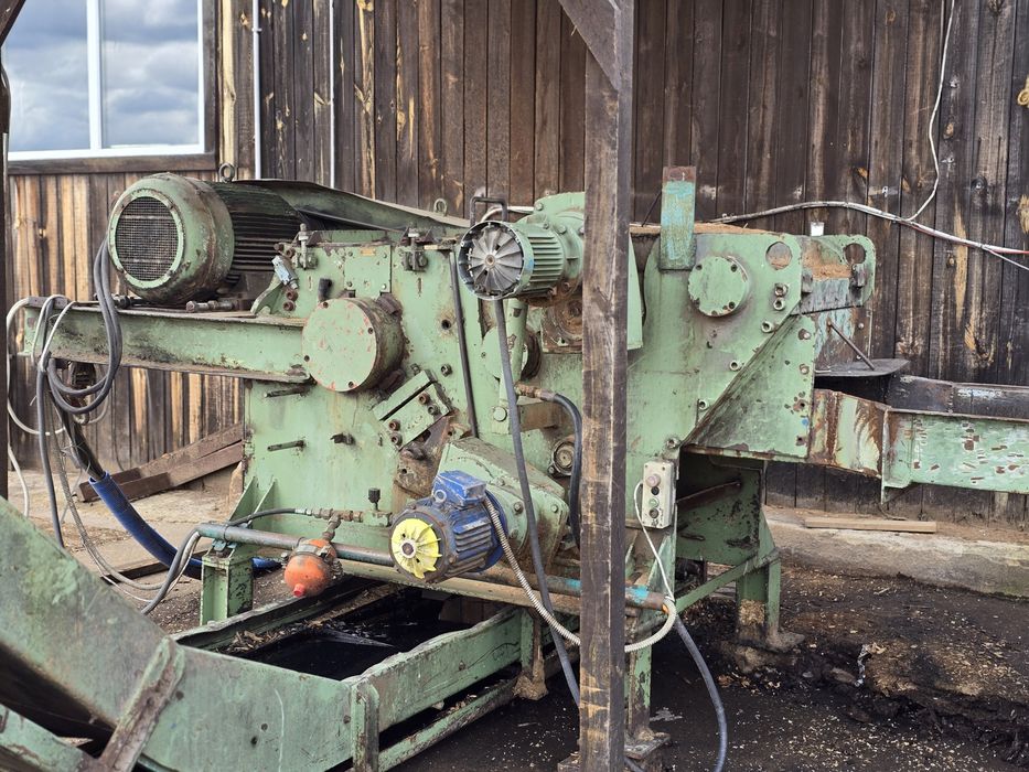 Rębak klockner kompletna linia , sprawny , drobna frakcja zrębki