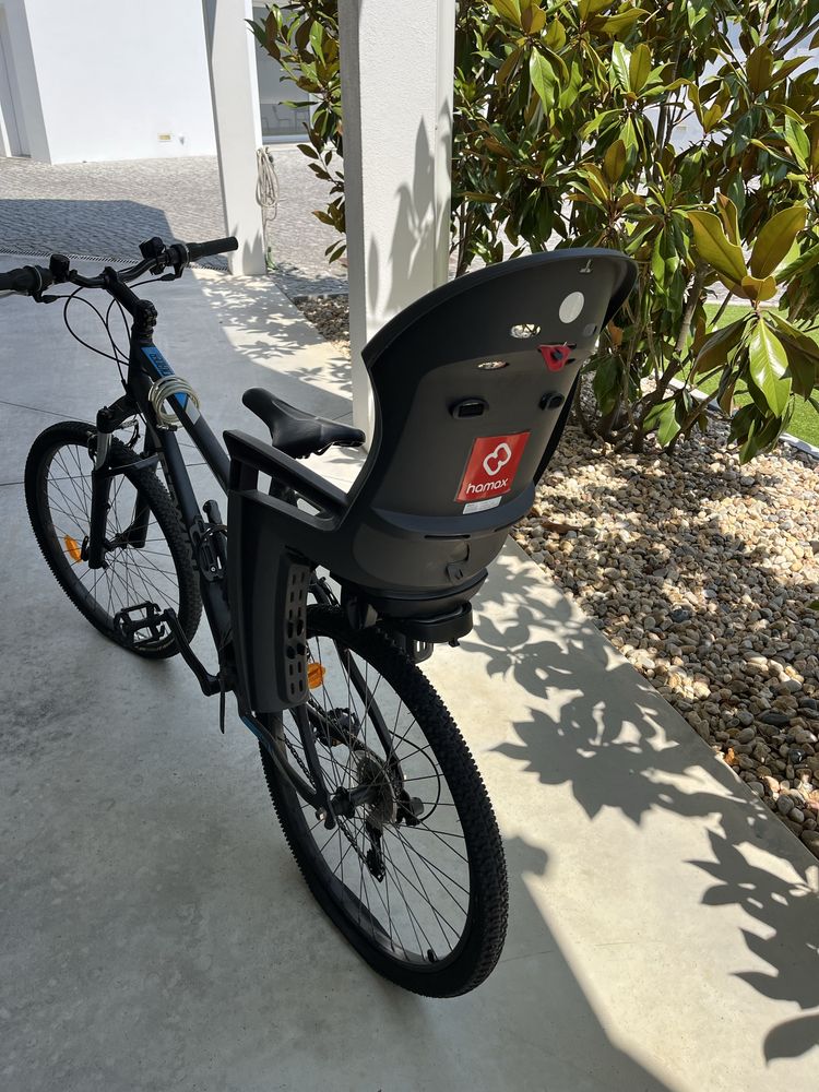 Cadeira de bicicleta para bebés fixa ao quadro