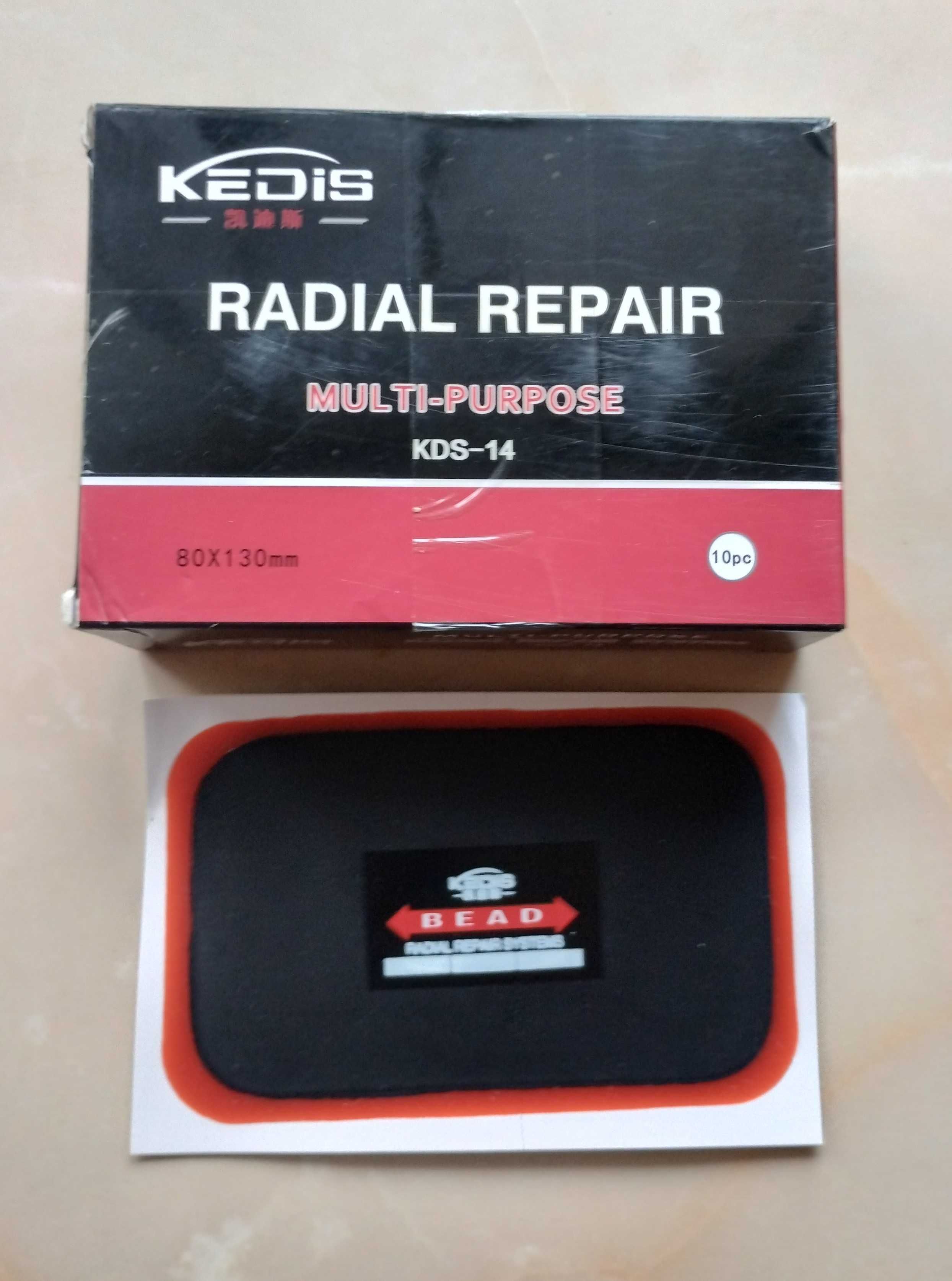 Łatki do naprawy opon rowerowych KEDIS 130x80 - 10 szt BEAD KDS-14
