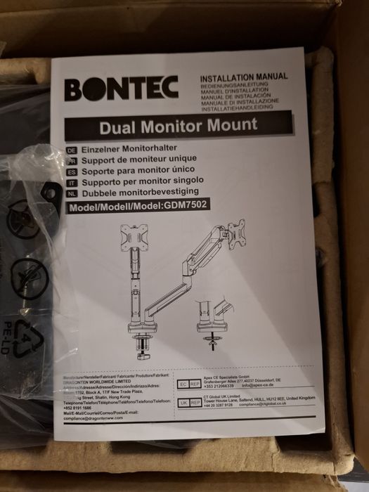 !! Uchwyt do 2 Monitorów 13-32 " 9 KG Super Jakość PREMIUM!!