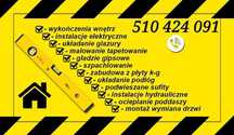 Usługi remontowe wykończenia wnętrz