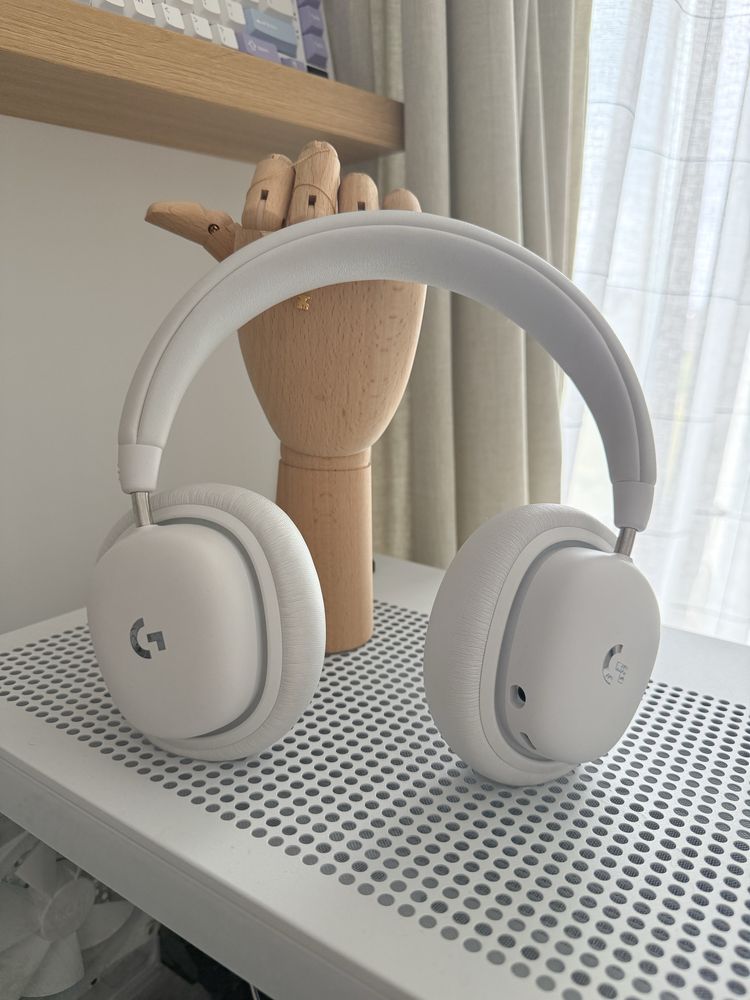 Słuchawki Logitech G735 Aurora - biale, bezprzewodowe, z mikrofonem