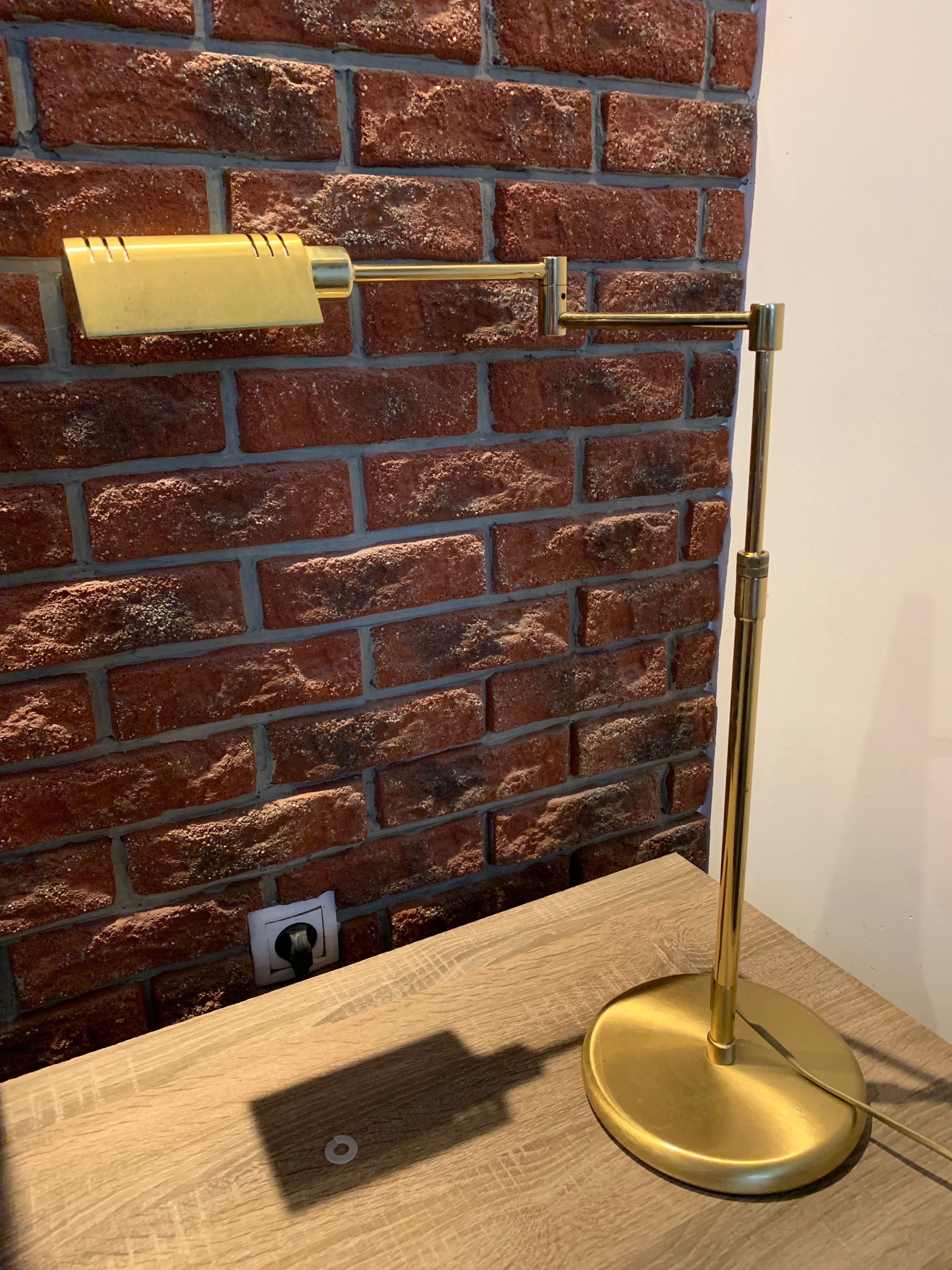 Relco Milano lampa bankierka loft vintage design włoska
