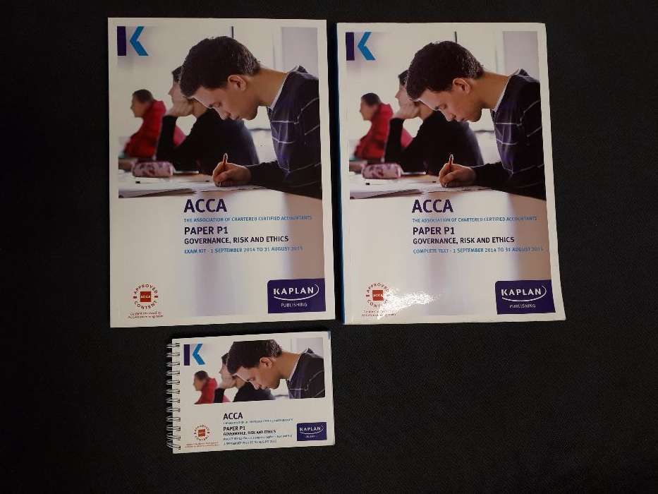 ACCA P1 Kaplan Complete Text+Exam Kit+Pocket Notes