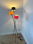 Lampa stojąca  z kloszami