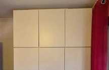 Estrutura de guarda fatos 146x70x49cm