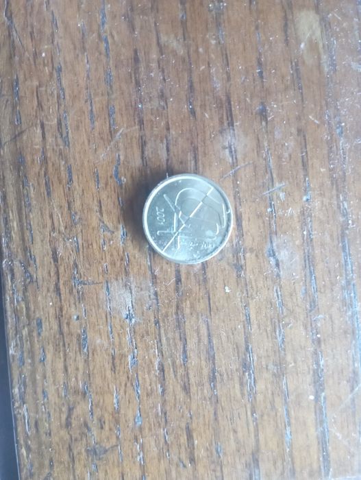 Moeda de 5 Pesetas (Espanha) Rara de 2001