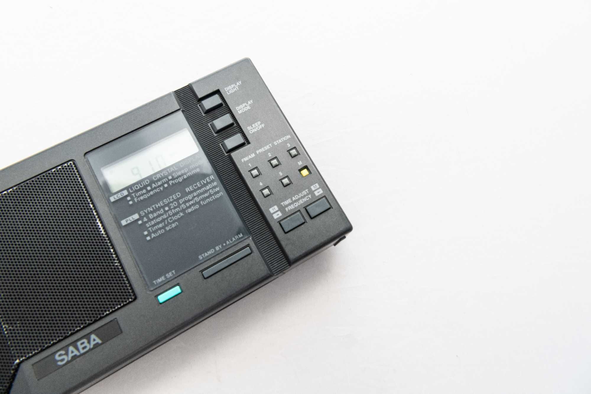Radioodbiornik syntezatorowy z budzikiem SABA RX 160 PLL