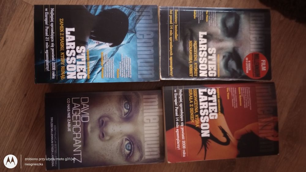 Millenium Stieg Larsson  cztery części