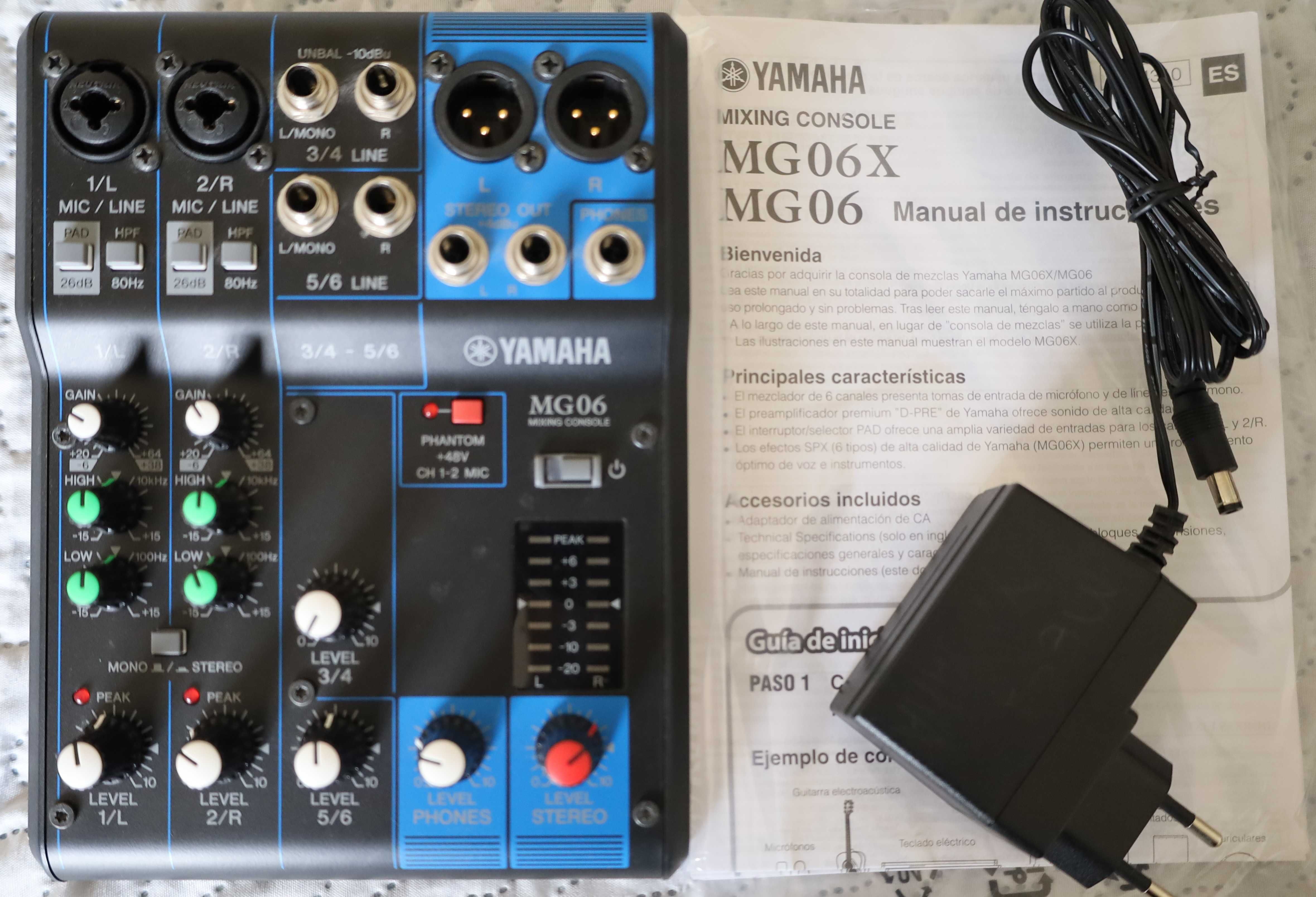 Mesa de Mistura Yamaha MG06