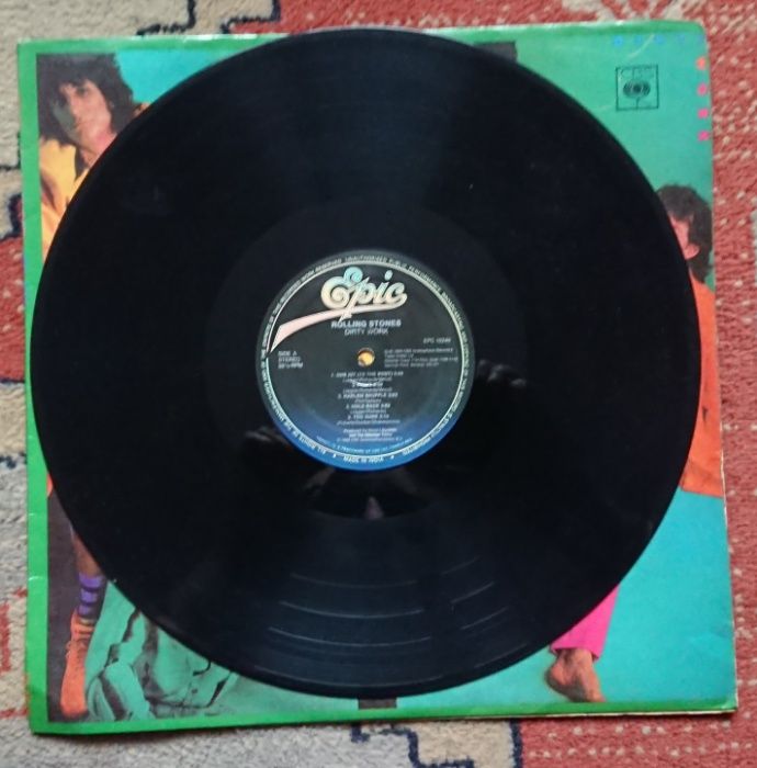 Płyta winylowa Rolling Stones Dirty Work Rock Klasyk Winyl DJ gramofon