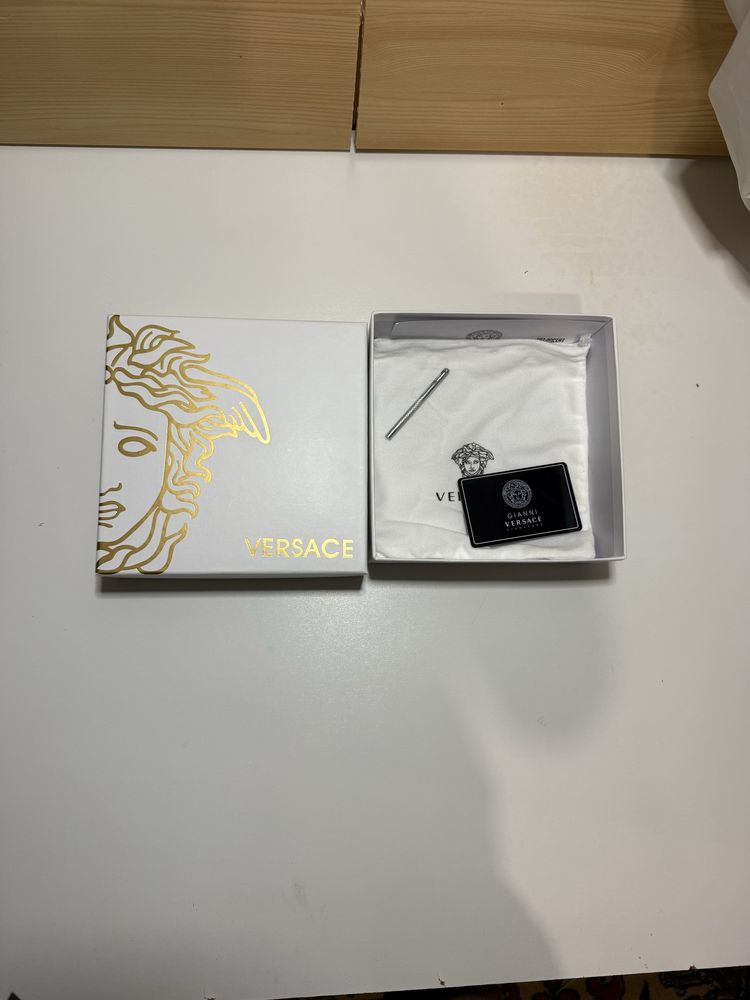 Ремінь Versace Срібний