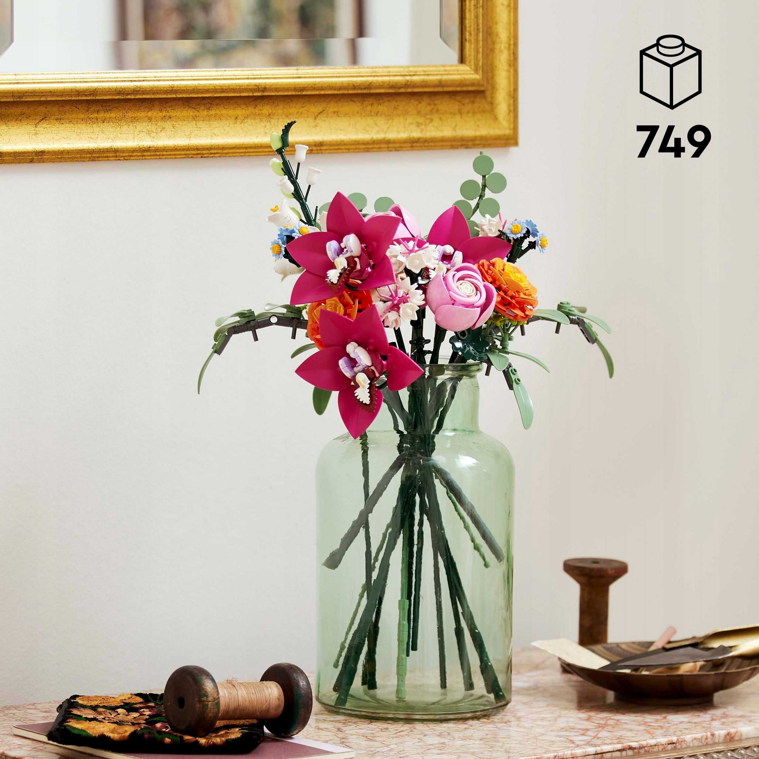 LEGO BOTANICALS 10342 Piękny bukiet kwiatów Walentynki Prezent