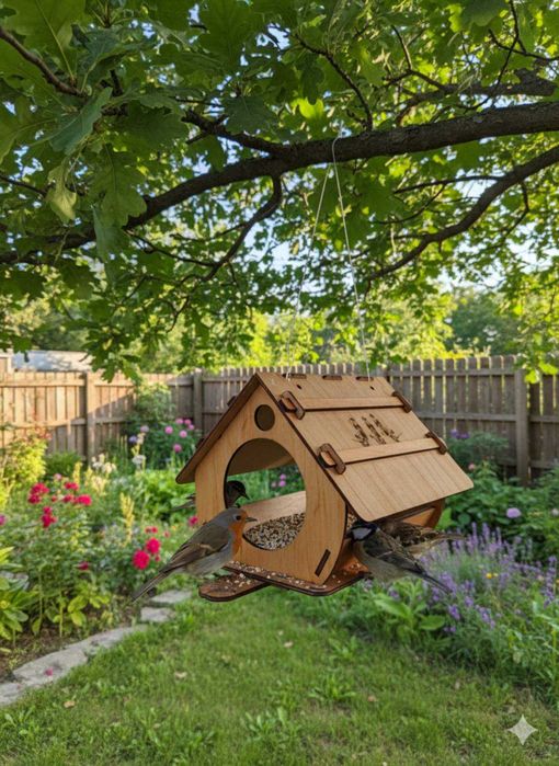 Акція! Годівничка для птахів (дерево)