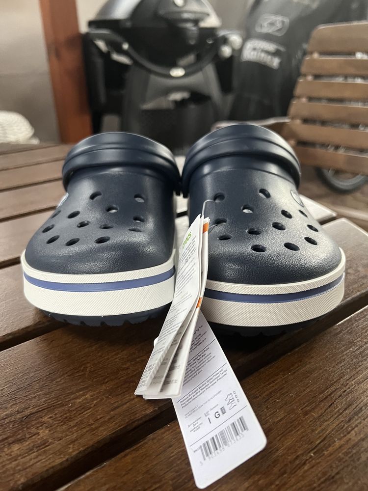 Buty crocs granatowe W8 rozm 38-39 nowe crocbandII