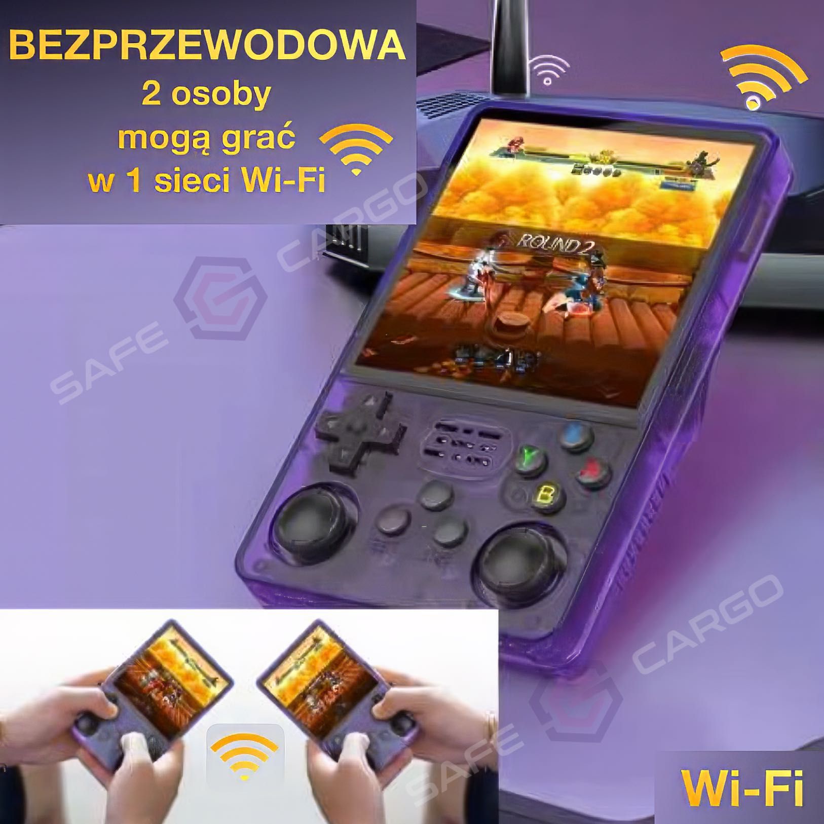 Konsola do Gier R36Plus – 4.0" – 16GB –Wi-Fi / ARKOS – Emulator Retro