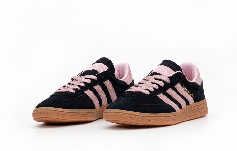 Кросівки Adidas Spezial HadBall Black/Pink(Чорно-Рожеві),адідас,спежал