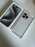 iPhone 15 Pro 256gb White Titanium Stan Idealny Oryg Bateria 95%