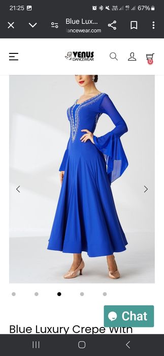 Плаття для бальних танців, на зріст 173 см, розмір L